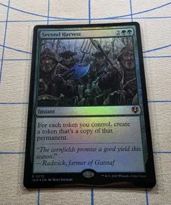 MTG Second Harvest #0213 Foil Rare Innistrad Remastered (INR) Card - Image 2