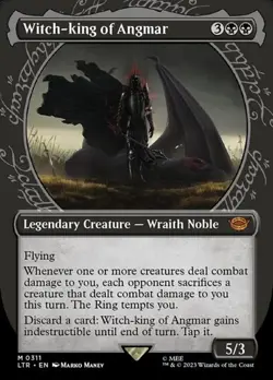 Witch-king of Angmar - Extended Art Showcase LTR NM MTG - Image 1