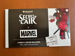 Secret Lair x Marvel's Deadpool: I Fixed It You're Welcome Pool Party Foil - NEW - Image 1