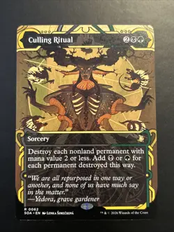 Culling Ritual Secrets of Strixhaven: Mystical Archive Regular 0062 MTG TCG NM - Image 1