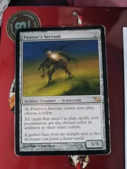 Painter’s Servant Shadowmoor SHM MTG Rare Artifact Creature - Image 2