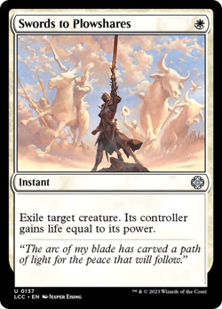 MTG - Swords to Plowshares - LCI Commander - Magic the Gathering - Image 1