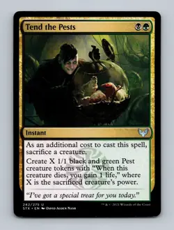 Tend the Pests Strixhaven: School of Mages Non-Foil MTG NM - Image 1