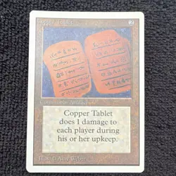 Wizards of the Coast Copper Tablet Continuous Artifact English Regular - Image 1