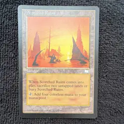 Wizards of the Coast Scorched Ruins Tempest Rare Land English Regular - Image 1