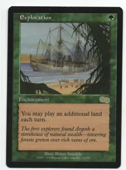 Exploration MTG Urza's Saga English NM/NM- - Image 1