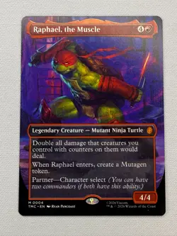 Raphael, the Muscle (0004) (Borderless) Commander: Teenage Mutant Ninja Turtles - Image 1