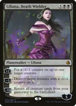 Liliana, Death Wielder - Foil Planeswalker Deck Amonkhet MP MTG - Image 1