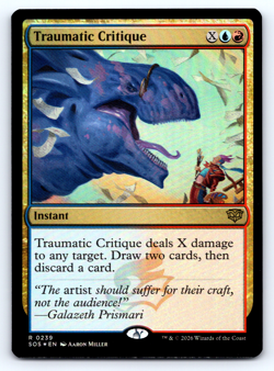 Traumatic Critique FOIL - Secrets of Strixhaven - MTG - Image 1