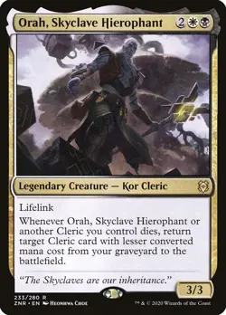 Orah, Skyclave Hierophant Foil (233) Zendikar Rising ZNR MTG Magic - Image 1