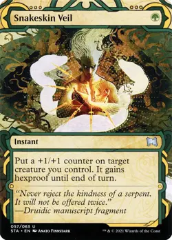 Snakeskin Veil (057) Borderless Strixhaven Mystical Archive STA MTG Magic - Image 1
