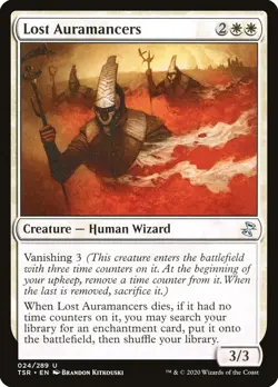 Lost Auramancers Foil (024) Time Spiral Remastered TSR MTG Magic - Image 1