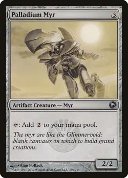 Palladium Myr (190) Scars of Mirrodin SOM MTG Magic - Image 1