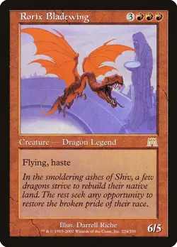Rorix Bladewing (224) Onslaught ONS MTG Magic - Image 1