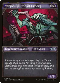 Yargle, Glutton of Urborg Foil (019) Showcase Multiverse Legends MUL MTG Magic - Image 1