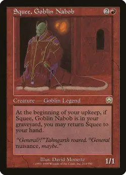 Squee, Goblin Nabob (214) Mercadian Masques MMQ MTG Magic - Image 1
