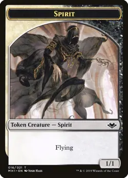 Spirit Foil Token (016) Modern Horizons MH1 MTG Magic - Image 1