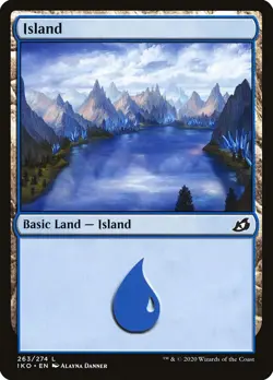 Island Foil (263) Ikoria: Lair of Behemoths IKO MTG Magic - Image 1