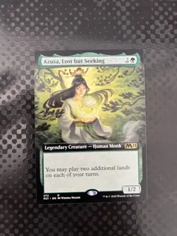 [1x] Azusa, Lost but Seeking - Extended Art - Near Mint, English - Core Set 2021 - Image 1