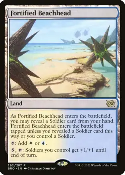 Fortified Beachhead (262) The Brothers' War BRO MTG Magic - Image 1