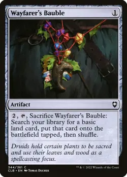Wayfarer's Bauble (344) Battle for Baldur's Gate CLB MTG Magic - Image 1