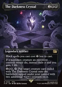 The Darkness Crystal x1 1x Borderless Final Fantasy NM MTG - Image 1