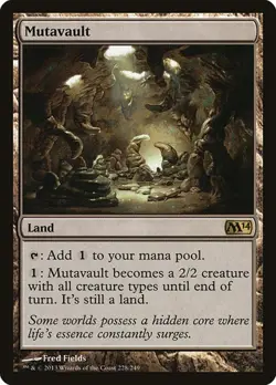 Mutavault - Foil Magic 2014 LP MTG - Image 1