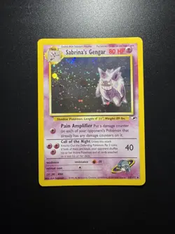 Pokemon Holo Sabrina’s Gengar 14/132 Gym Heroes - Image 1