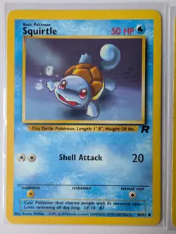 Pokemon WOTC Team Rocket & Base Set Eevee Vaporeon Squirtle Wartortle Bundle - Image 4