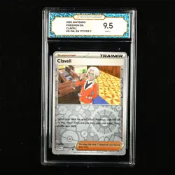 TQG 9.5 Mint+ 2023 Pokemon ENG Clavell #G PAL EN 177/193 C - Image 1