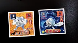 Pokemon Sticker Rare Holo Seal Japanese Amada Poliwag Poliwhirl Poliwrath B16 - Image 4
