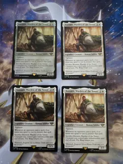 MTG LTR Boromir, Warden Of The Tower Playset x4 NM (1 Foil) - Image 1