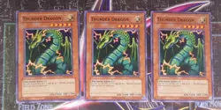 3x Thunder Dragon (RP01-EN040) (2020 Date Reprint) - Common - Near Mint (NM) - Image 1