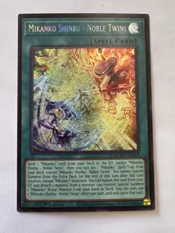 MZMU-EN019 Mikanko Shinbu - Noble Twins Collector's Rare 1st Ed YuGiOh - Image 1