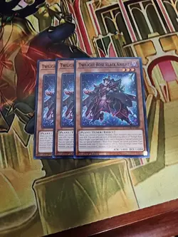 3x Twilight Rose Black Knight - DOOD-EN005 Common 1ST ED NM Yugioh - Image 1