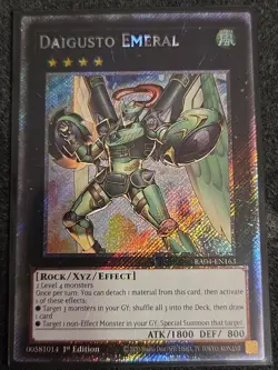 Yugioh! Daigusto Emeral - RA04-EN163 - Platinum Secret Rare - 1st Edition Near M - Image 1