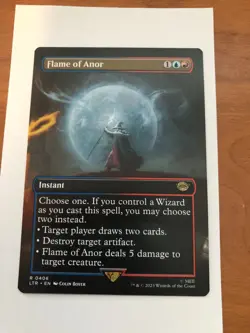 MTG Flame of Anor The Lord of the Rings: Tales of Middle-earth 0406 Regular Rare - Image 1