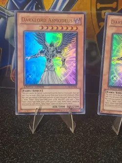 Yu-Gi-Oh LC02-EN004 Darklord Asmodeus Ultra Rare Bundle X2 - Image 2