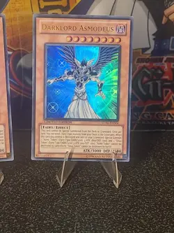 Yu-Gi-Oh LC02-EN004 Darklord Asmodeus Ultra Rare Bundle X2 - Image 3