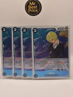 4x Sanji OP15-047 R Adventures On Kami’s Island One Piece Card English - NM - Image 1