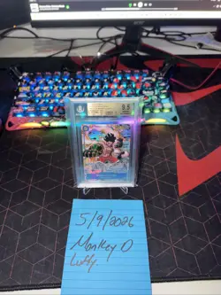 One Piece TCG Monkey.D.Luffy (OP11-118 A Fist of Divine Speed) Manga Rare LP - Image 2