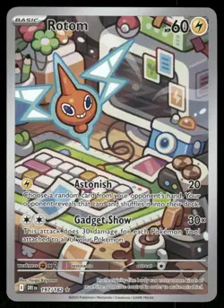Pokemon Cards Rotom 197/182 Destined Rivals Illustration Rare NM - Image 1