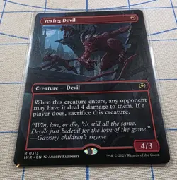 Vexing Devil (Borderless) 0313 - Innistrad Remastered - MTG Card - Image 2