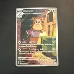 Pokemon Raticate 099/088 POR Full Art Holo Rare Stage 1 90 HP Card - Image 1