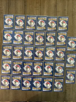 Vintage 1999 WOTC Pokemon 1st Edition Non Holo Set Of 33 Cards LP - Image 5