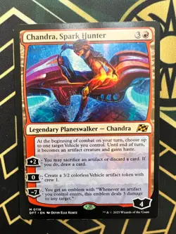 Chandra, Spark Hunter NM MTG Aetherdrift Regular - Image 1