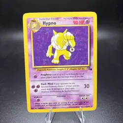 Pokemon Vintage Card TCG Hypno Fossil 23/62 Unlimited Non-Holo Rare LP -j - Image 1