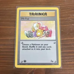 Pokemon TCG Cards 1st Edition Mr. Fuji 58/62 Fossil Uncommon NM - Image 1