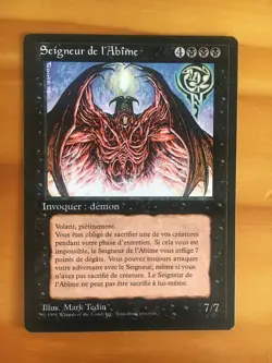 Mtg Fbb Lord of the Pit French NM - Image 1
