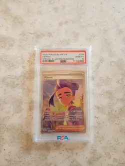 Pokemon TCG Kieran Sir 174/131 Prismatic Evolutions Card PSA 10 Gem Mint - Image 1